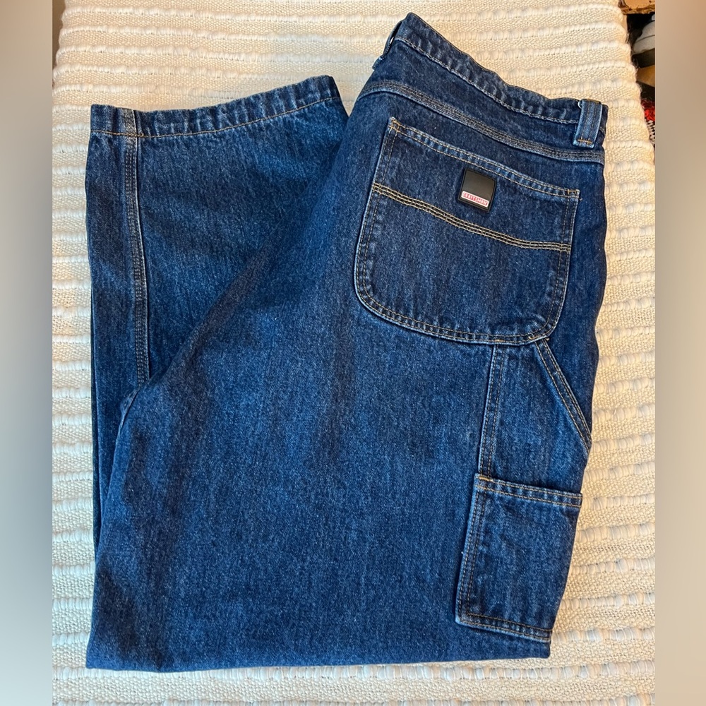 Men’s Craftsman Carpenter Utility Denim Jeans Size 44x30 - Picture 1 of 7